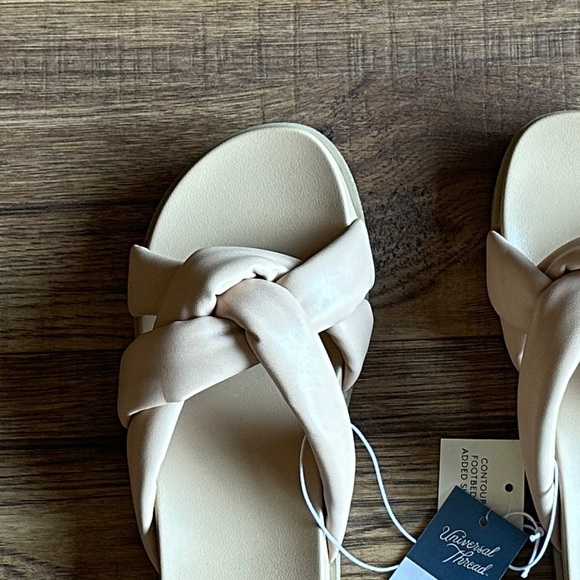 Universal Thread Target Women's Cosette Padded Slide Sandals Tan Size 7.5 NWT - Picture 2 of 4